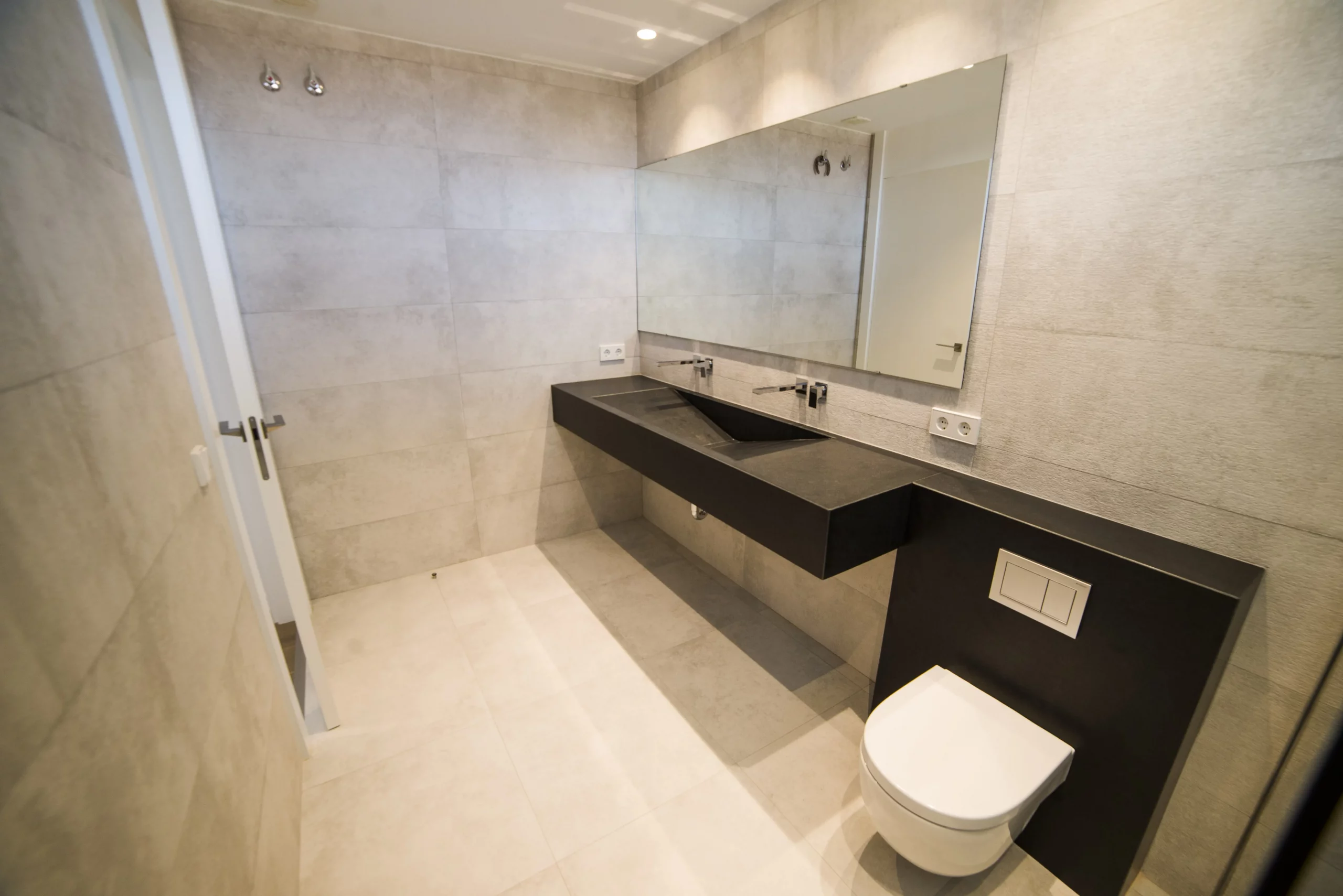 Encimera de negro absoluto lavabo cim d'aro